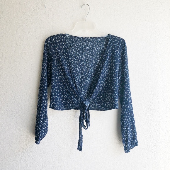 Brandy Melville Tops - Brandy Melville Coco Wrap Top John Galt